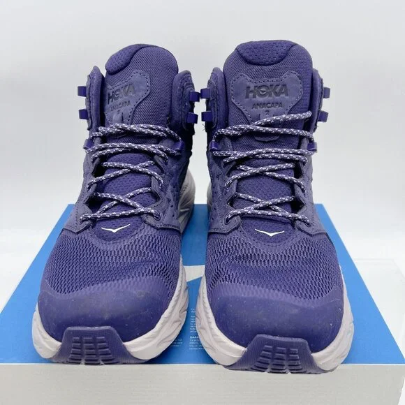 Hoka One One Anacapa 2 Mid GTX Trail Hiking Shoe Boots NIGHT SKY/OPAL Wms US 8.5